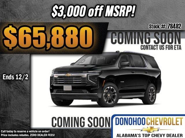 new 2025 Chevrolet Tahoe car, priced at $65,880