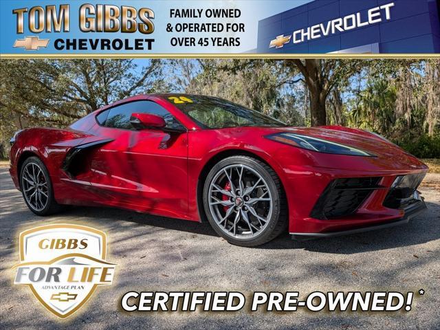 used 2024 Chevrolet Corvette car, priced at $70,995