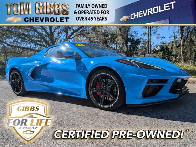 used 2021 Chevrolet Corvette car, priced at $67,995