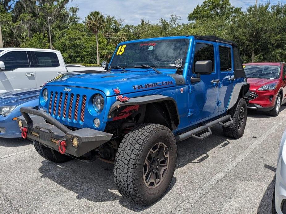 used 2015 Jeep Wrangler Unlimited car, priced at $20,019
