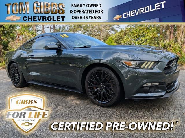 used 2015 Ford Mustang car, priced at $22,595