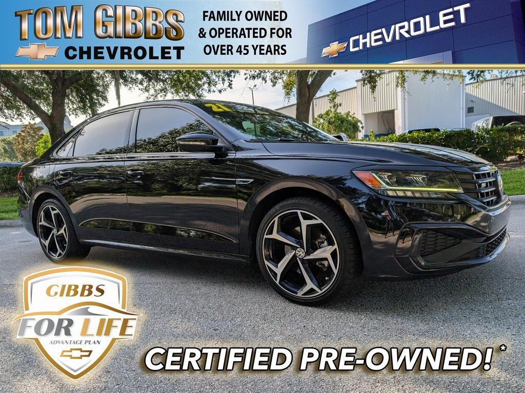 used 2021 Volkswagen Passat car, priced at $17,995
