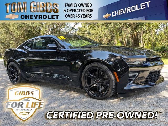 used 2018 Chevrolet Camaro car, priced at $35,874