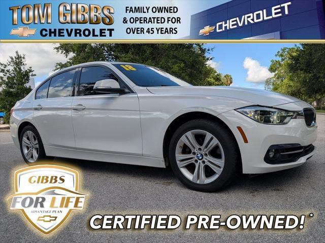 used 2018 BMW 330 car, priced at $19,295