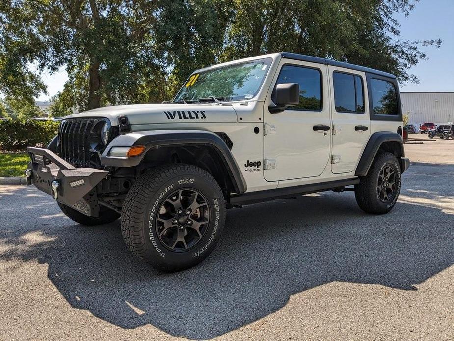 used 2021 Jeep Wrangler Unlimited car, priced at $32,995