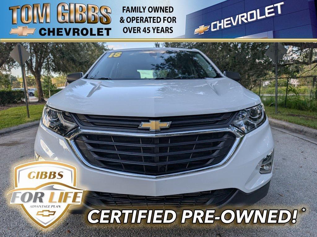 used 2018 Chevrolet Equinox car, priced at $17,295
