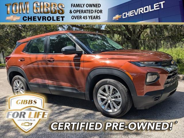 used 2021 Chevrolet TrailBlazer car, priced at $18,264