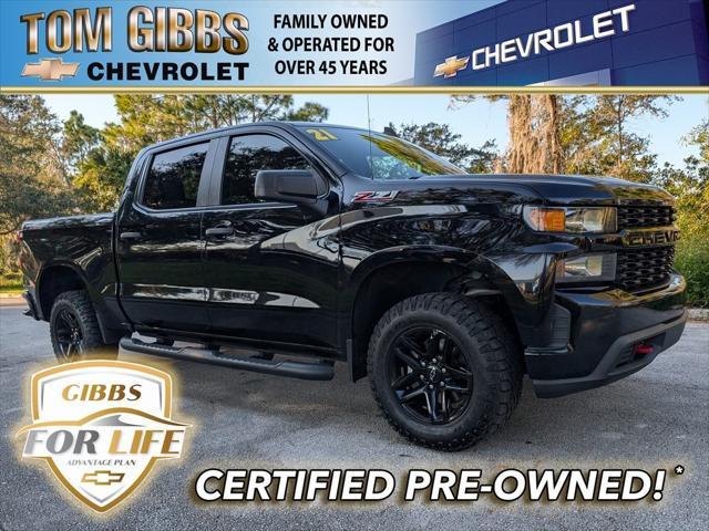 used 2021 Chevrolet Silverado 1500 car, priced at $33,675