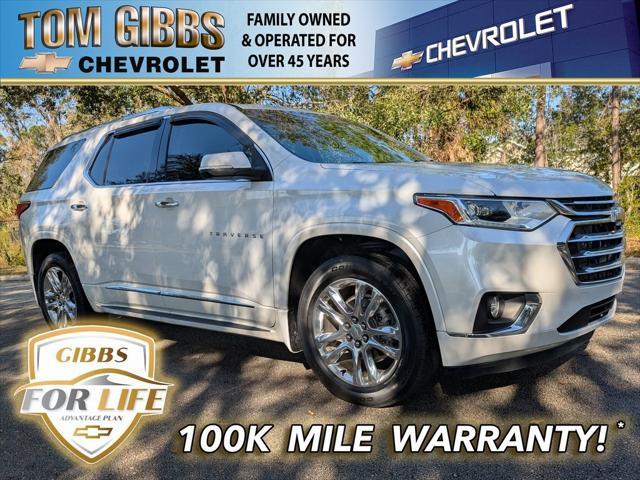 used 2021 Chevrolet Traverse car, priced at $36,214