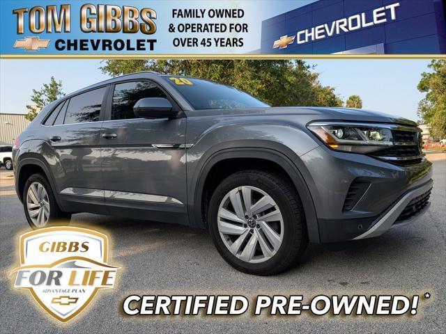 used 2020 Volkswagen Atlas Cross Sport car, priced at $21,995