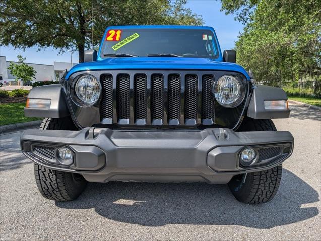 used 2021 Jeep Wrangler Unlimited car, priced at $30,495