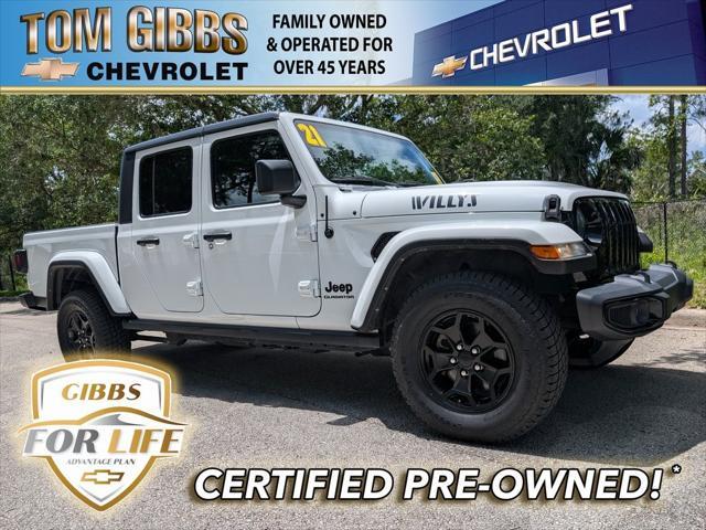 used 2021 Jeep Gladiator car, priced at $30,784
