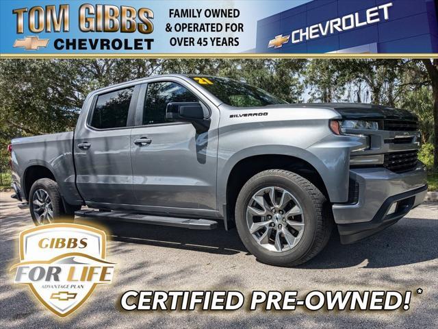 used 2021 Chevrolet Silverado 1500 car, priced at $37,458