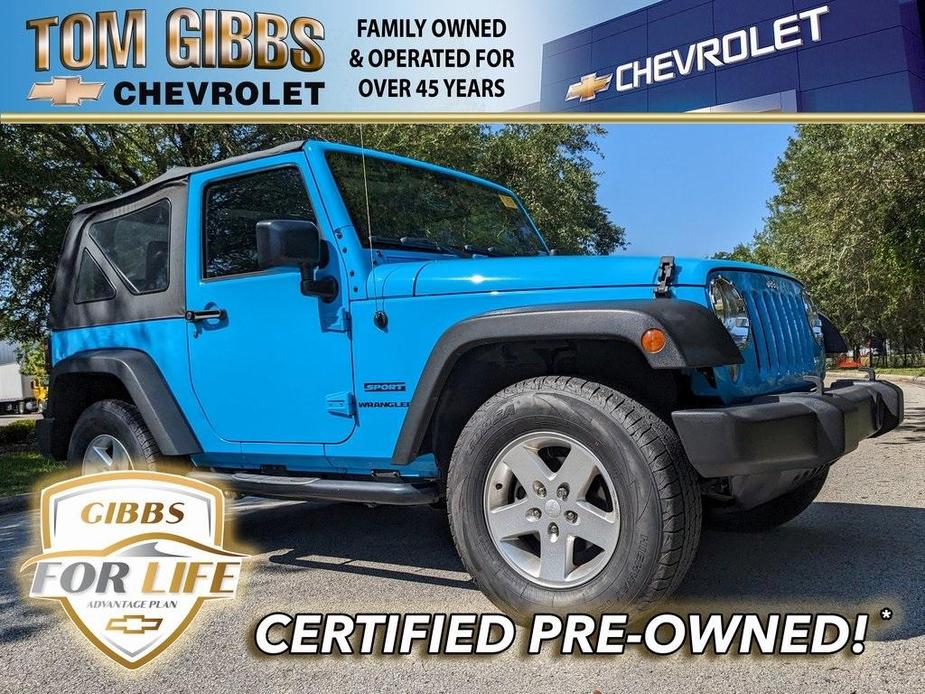 used 2017 Jeep Wrangler car, priced at $21,195