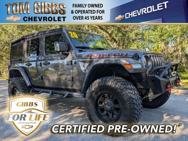 used 2020 Jeep Wrangler Unlimited car, priced at $33,599