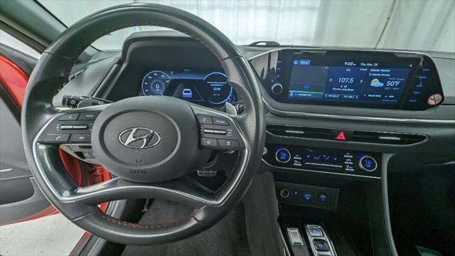 used 2021 Hyundai Sonata car, priced at $21,946
