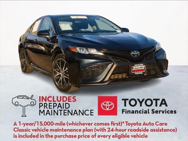 used 2021 Toyota Camry car, priced at $21,454