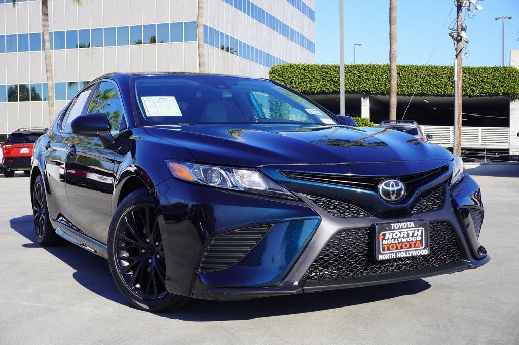 used 2019 Toyota Camry car, priced at $18,000