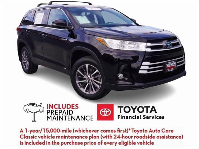 used 2019 Toyota Highlander Hybrid car, priced at $27,299