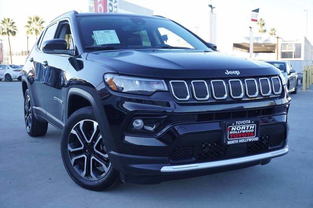 used 2022 Jeep Compass car, priced at $20,300