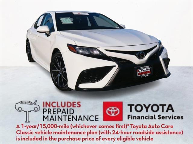 used 2021 Toyota Camry car, priced at $22,575