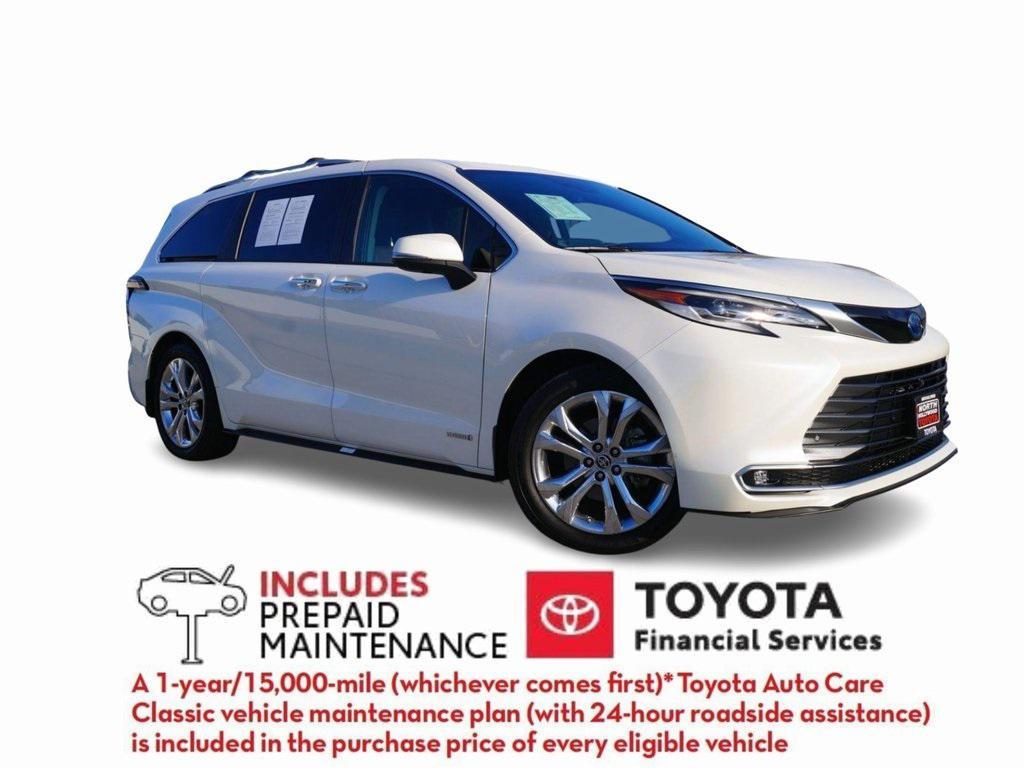 used 2021 Toyota Sienna car, priced at $42,000