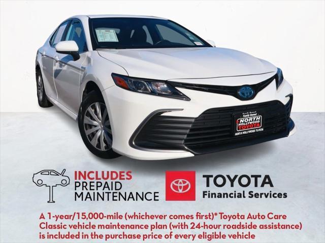 used 2021 Toyota Camry Hybrid car, priced at $24,836