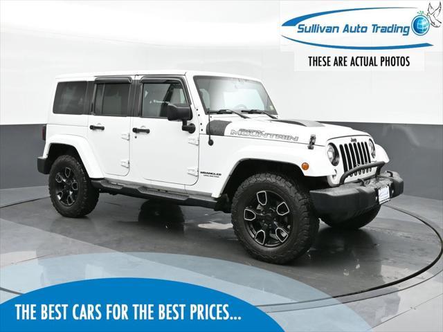 used 2017 Jeep Wrangler Unlimited car, priced at $25,498