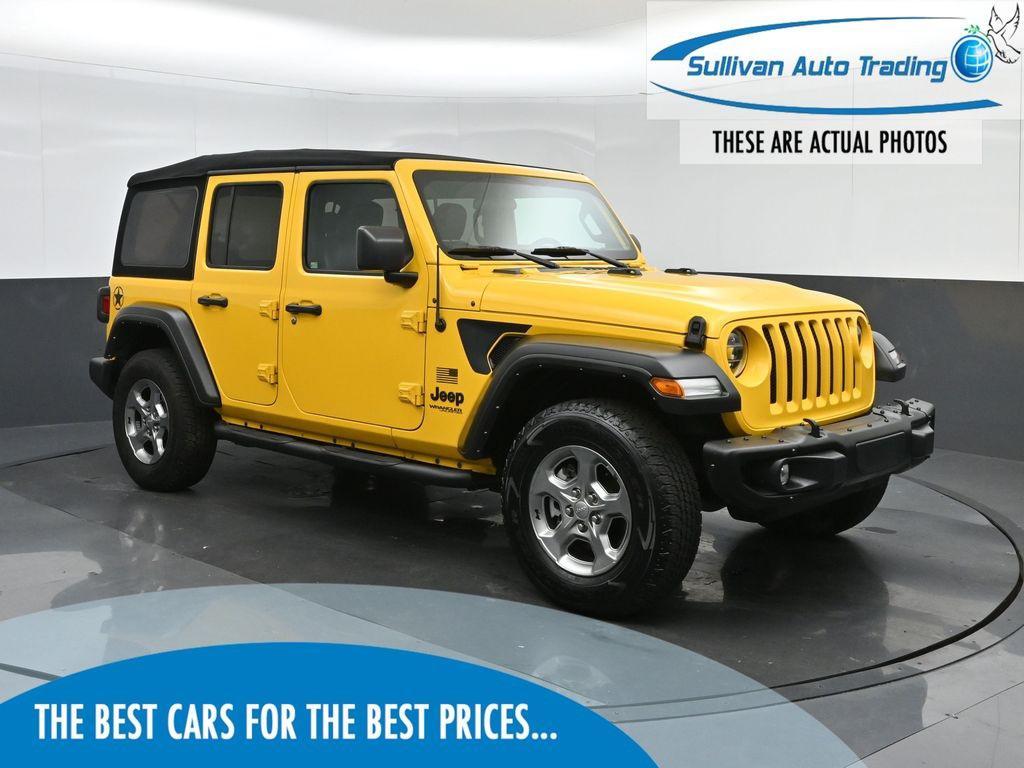 used 2021 Jeep Wrangler Unlimited car, priced at $30,199