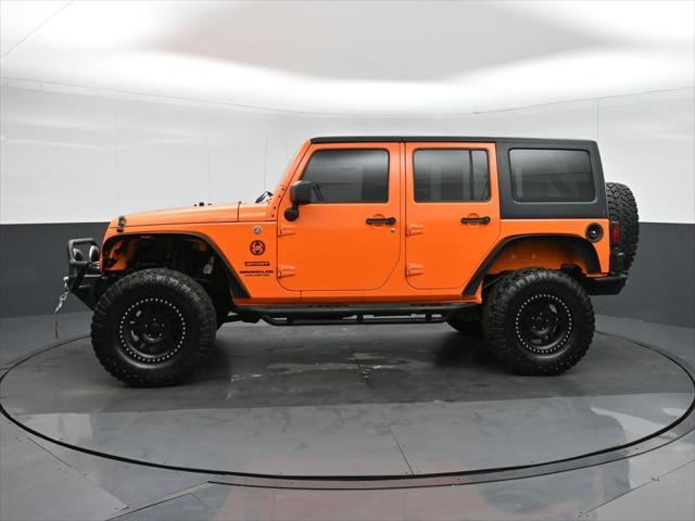 used 2012 Jeep Wrangler Unlimited car, priced at $17,999