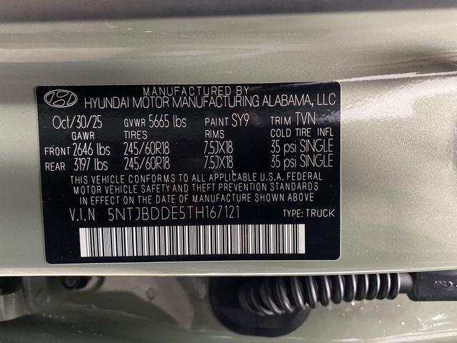 new 2026 Hyundai SANTA CRUZ car, priced at $35,960