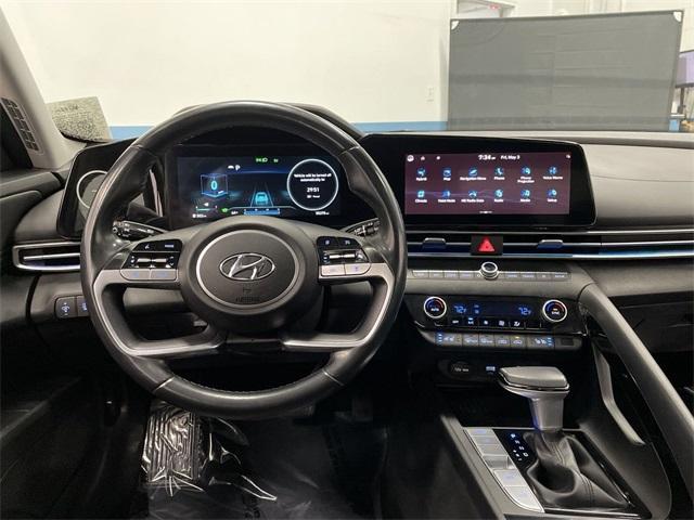 used 2021 Hyundai Elantra HEV car, priced at $19,772