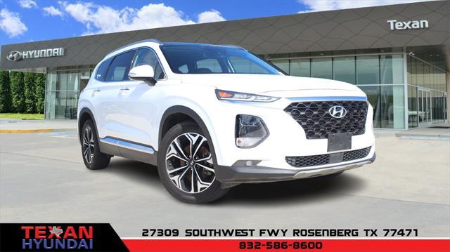 used 2019 Hyundai Santa Fe car, priced at $18,998