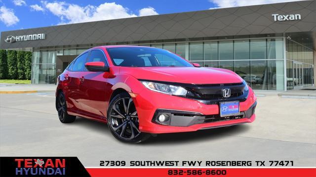 used 2021 Honda Civic car, priced at $18,999