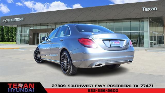 used 2021 Mercedes-Benz C-Class car, priced at $29,798