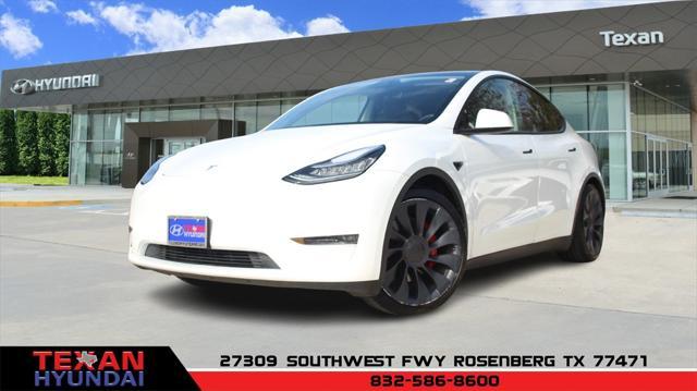 used 2020 Tesla Model Y car, priced at $31,999