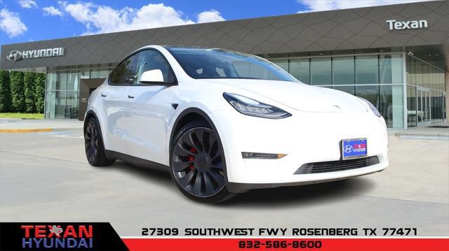 used 2020 Tesla Model Y car, priced at $31,999