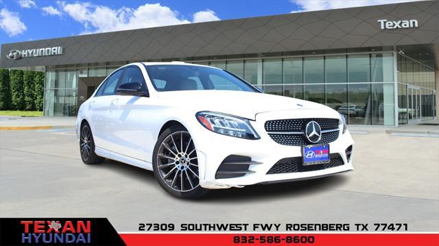 used 2021 Mercedes-Benz C-Class car, priced at $28,996