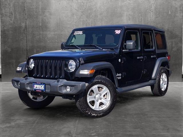 used 2018 Jeep Wrangler Unlimited car, priced at $24,795