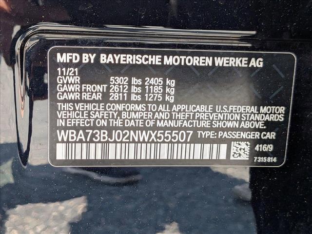 used 2022 BMW 540 car, priced at $37,949