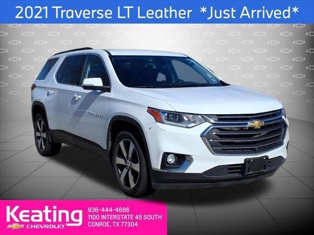 used 2021 Chevrolet Traverse car, priced at $25,344