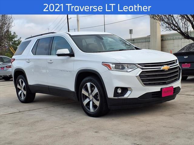 used 2021 Chevrolet Traverse car, priced at $25,344