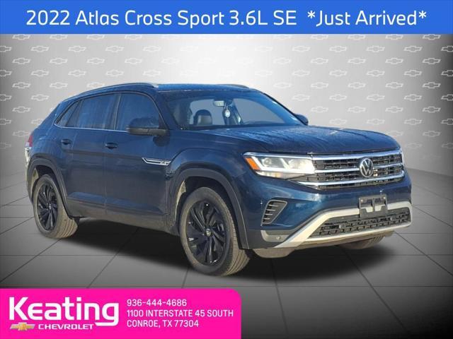 used 2022 Volkswagen Atlas Cross Sport car, priced at $24,636