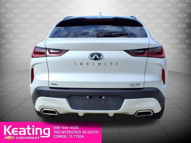 used 2022 INFINITI QX55 car, priced at $34,555