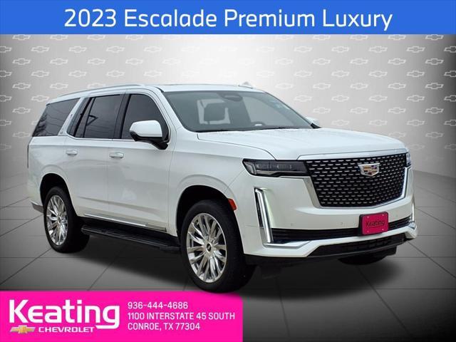 used 2023 Cadillac Escalade car, priced at $71,964