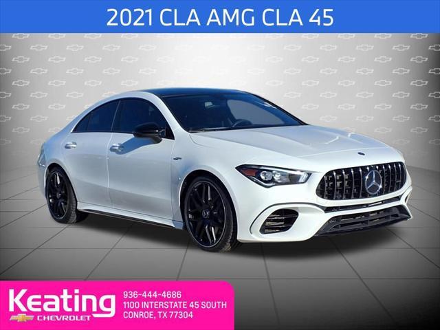 used 2021 Mercedes-Benz AMG CLA 45 car, priced at $42,928