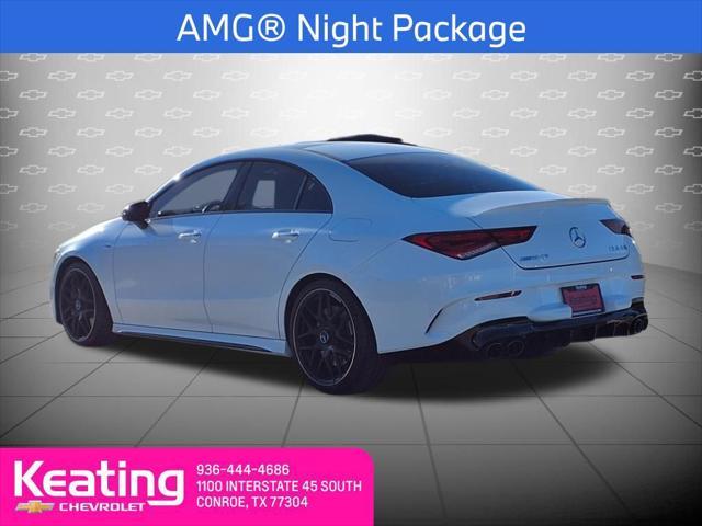 used 2021 Mercedes-Benz AMG CLA 45 car, priced at $42,928