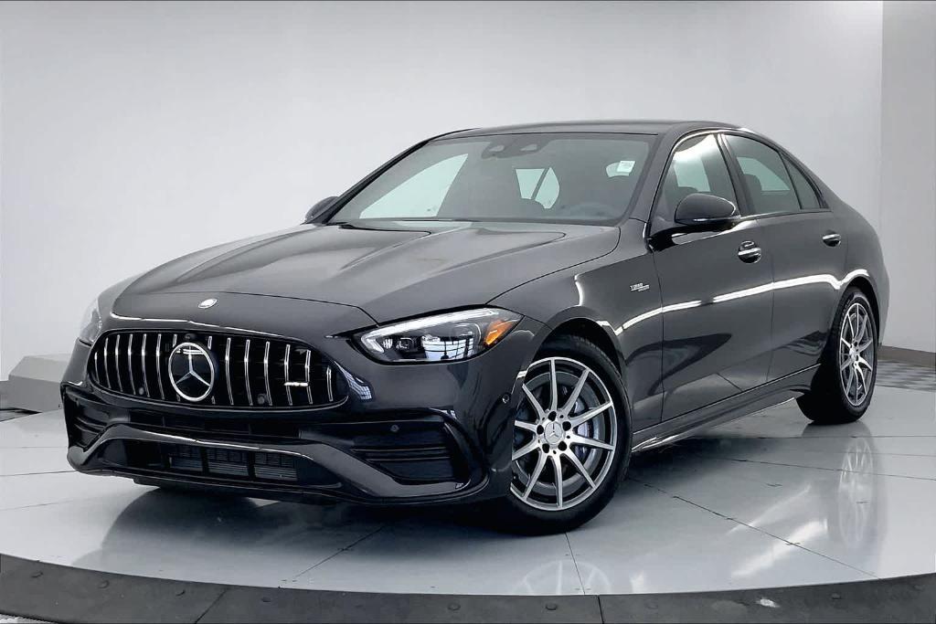 new 2024 Mercedes-Benz AMG C 43 car, priced at $72,725