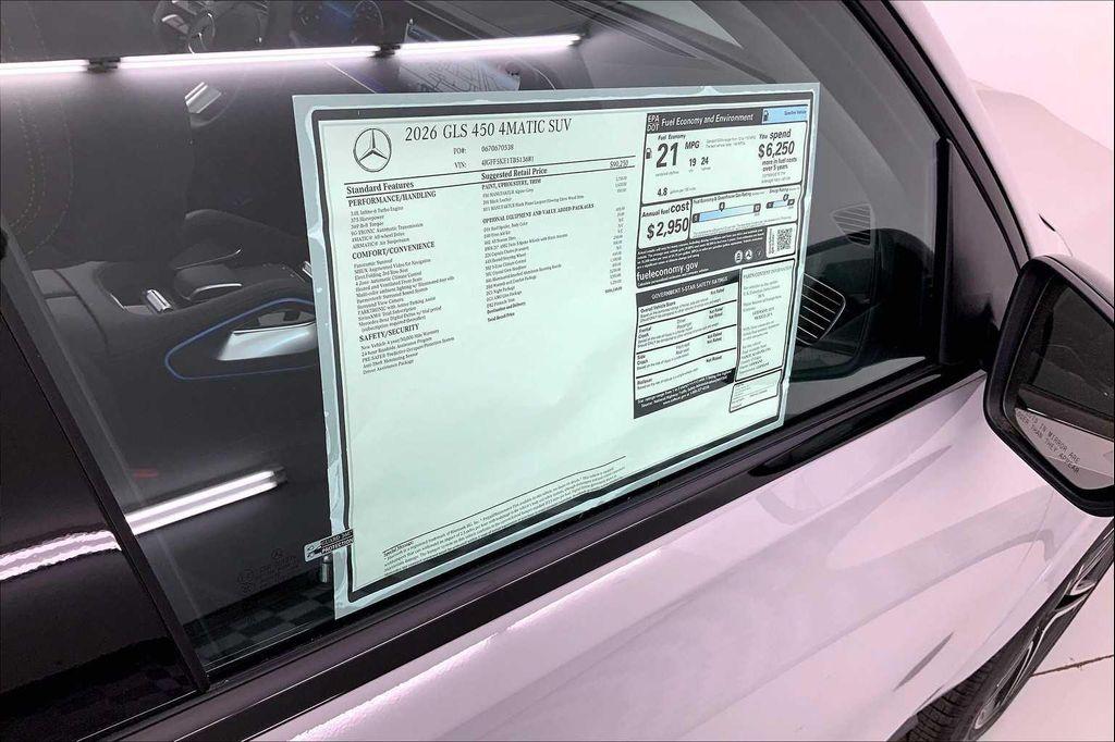new 2026 Mercedes-Benz GLS 450 car, priced at $106,140