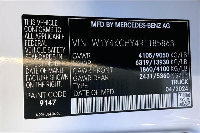 new 2024 Mercedes-Benz Sprinter 2500 car, priced at $64,579